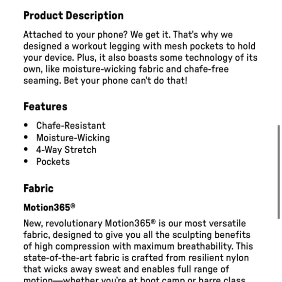 Fabletics Women’s Trinity Motion365® High-Waisted Leggings - Picture 11 of 11